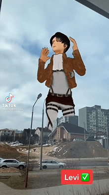 Levi Ackerman in the sky