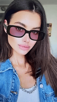 black sunglasses