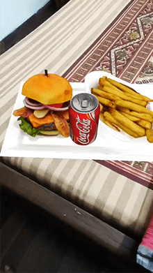 Burger meal