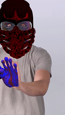 3D Scorpion Mask