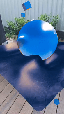 Blue orb