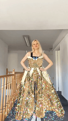 GOLD DRESS MAKEUP
