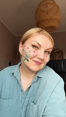 Girly flower style