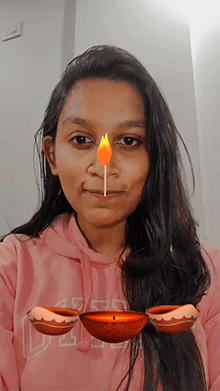 light up the diya