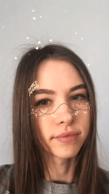 Blush of glitter
