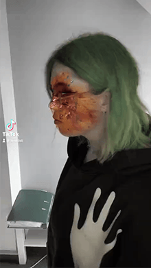 Zombie face
