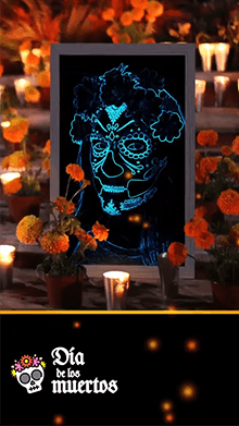 Neon Catrina