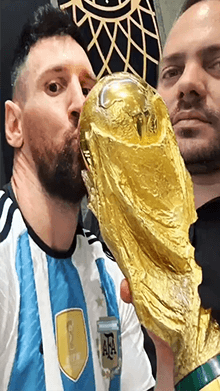 Selfie Messi