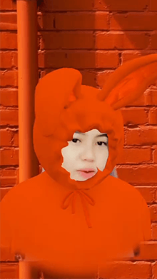 Orange Hoodie