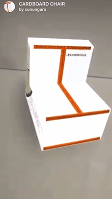 CARDBOARD CHAIR