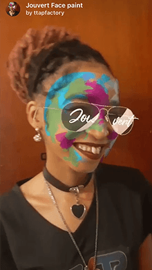 Jouvert Face paint