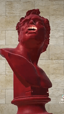 F About It Statue