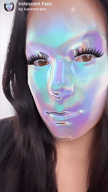 Iridescent Face