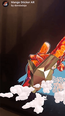 Mango Sticker AR