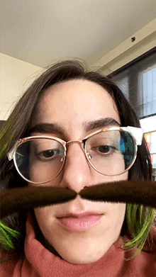 extra long stache