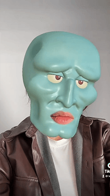 Handsome Squidward Head