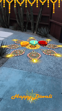 Diwali Rangoli AR