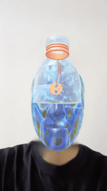 skull bottle
