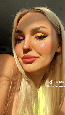 Yellow Eyeliner by Xenia