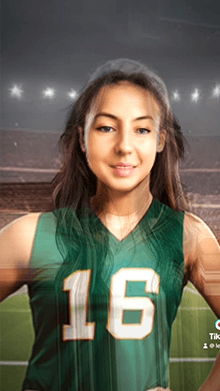 Women football player