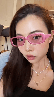 Metallicpinkglasses
