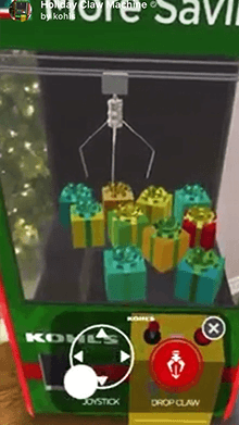 Holiday Claw Machine