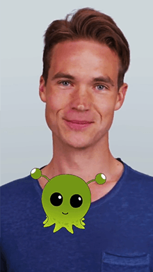 Baby cute alien