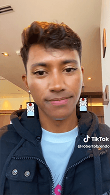 Tanjiro Hanafuda Earring