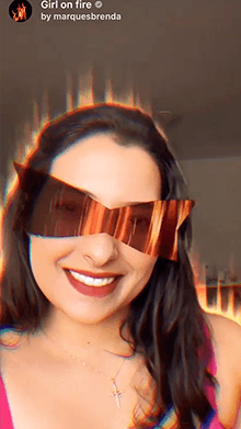 Girl on fire