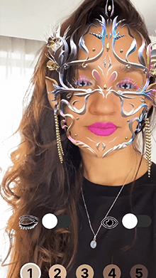 Elf pink face mask