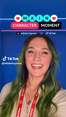 Adobe Express x TikTok