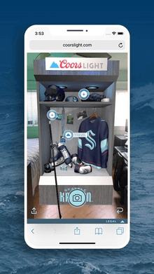 COORS LIGHT: SEATTLE KRAKEN AR PORTAL