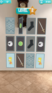 Flip & Match Web AR Game!