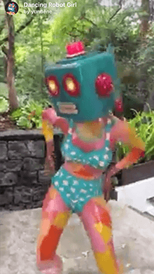 Dancing Robot Girl