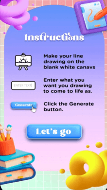 Magic AR Canvas powered by Generative AI: Doodle, Pick an Art Style & see it come to life!