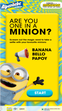Alpenliebe Minions AR