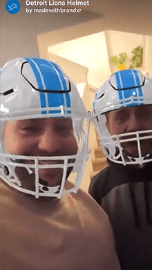 Detroit Lions Helmet