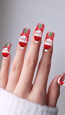 New Year 2024 Nail