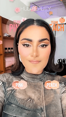 Huda Pink Vs Peach