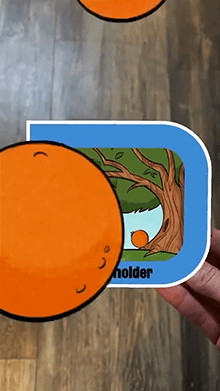 Orange Bird Magnet