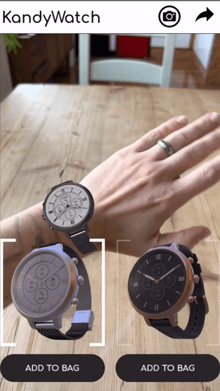 WebAR Wrist Wearables