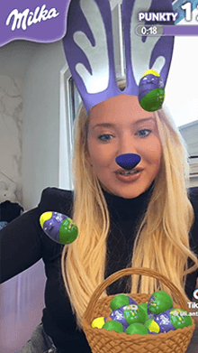 Łap jajka z Milka