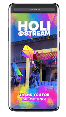 Celebrating Holi @ Stream