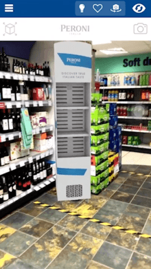 Peroni Beer Fridge