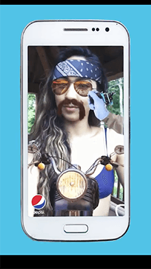 Snap it with Pepsi