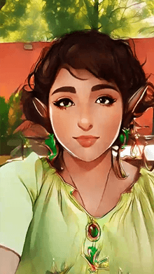 Cute Elf Cartoon