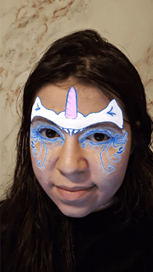 Glitter Unicorn Mask