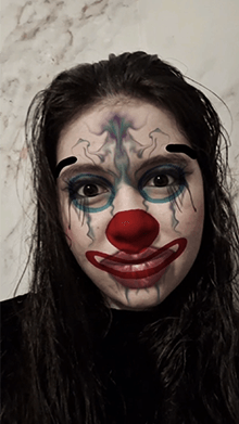 Creepy Clown Makeup