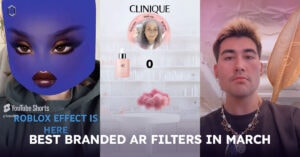 Article "Best Branded AR Filters in March | AR Marketing Selection March" cover