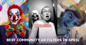 Article "Best Community AR Filters in April" cover